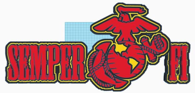 Semper Fi Logo HD