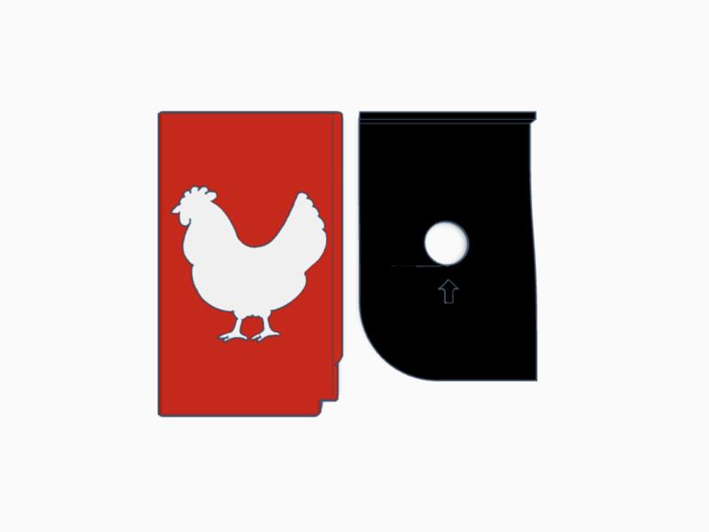 Rooster Business Card Holder