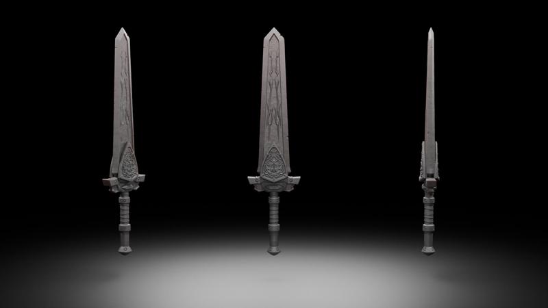 Grand Marshal's Claymore Sword - World of Warcraft