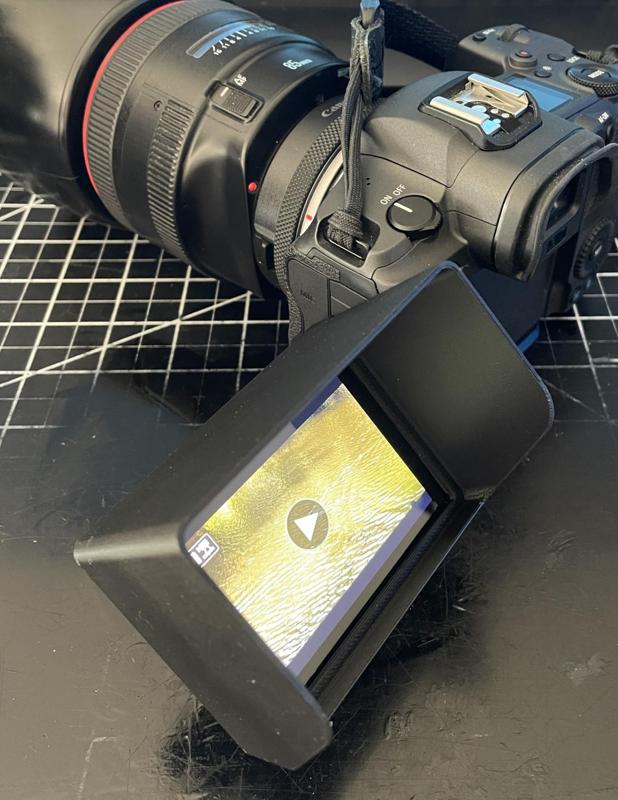 Screen hood for Canon R5