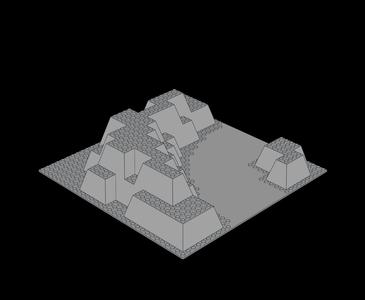 Lego Compatible (6024.dat) Baseplate 32 x 32 Canyon with Island