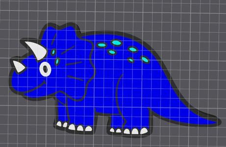 Triceratops lightbox