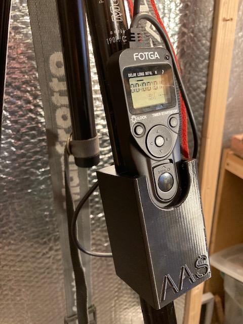 Manfrotto 190B Tripod Leg Intervalometer Tidy