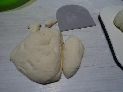 Dough cutting paddle