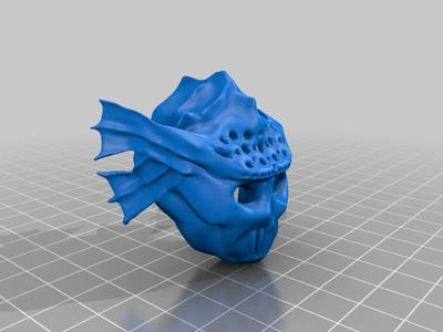 Toa Helryx's Mask of Psycometry (Metru Toa Head 2004 Connector Version)