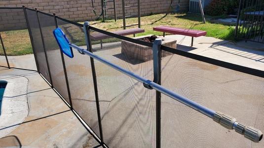 Pool Skimmer Fence Hooks