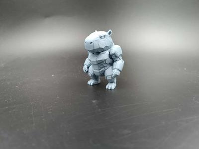 Mecha Capybara – Cute Armored Companion