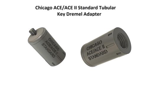 Chicago ACE\ACEII Regular Tubular Key Cutting Dremel Jig
