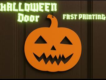 Halloween Door pumpkin