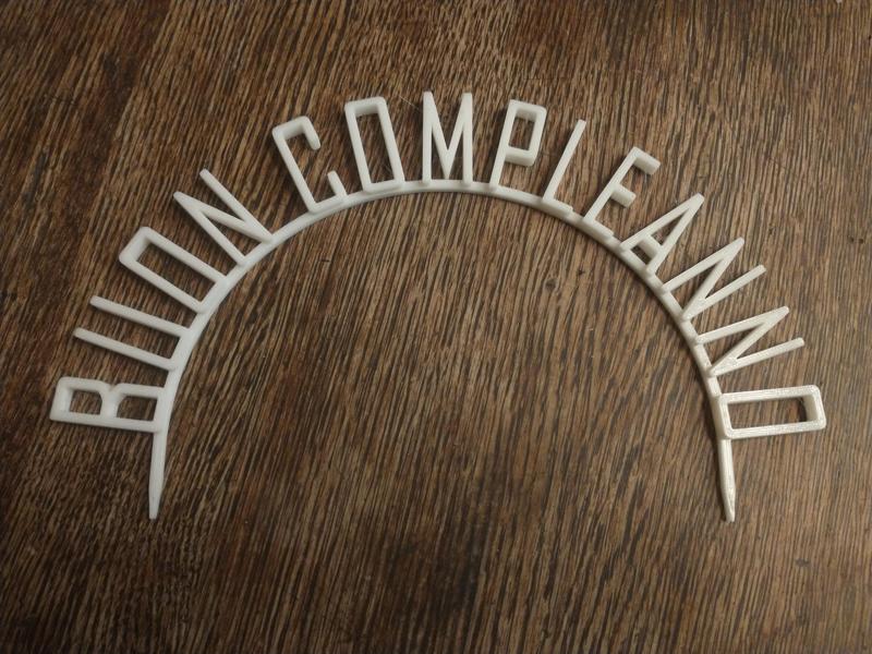 Buon Compleanno Cake Topper