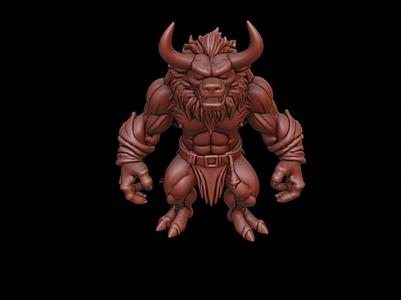 Beast figure Bust