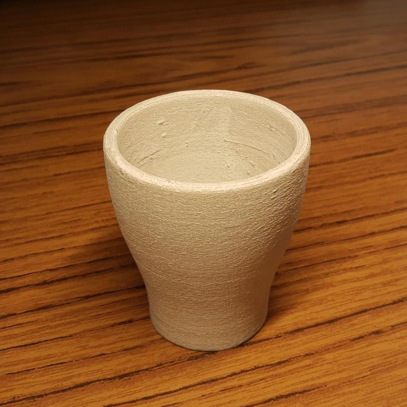 Fake clay cup
