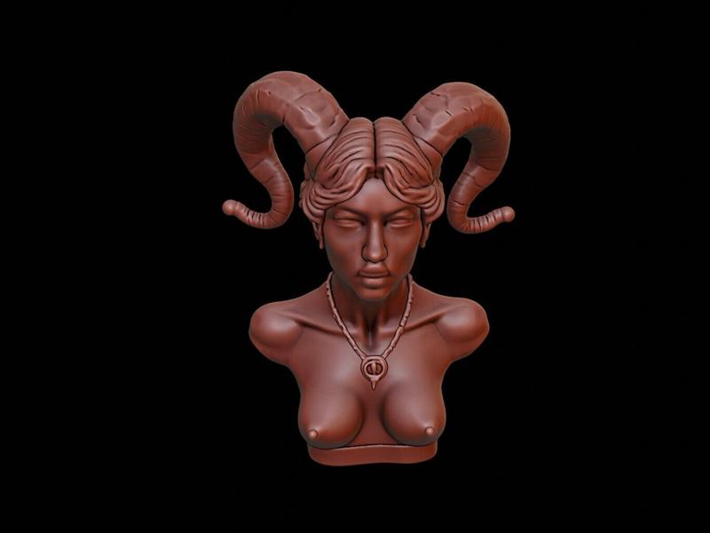 Dryad Beast Bust