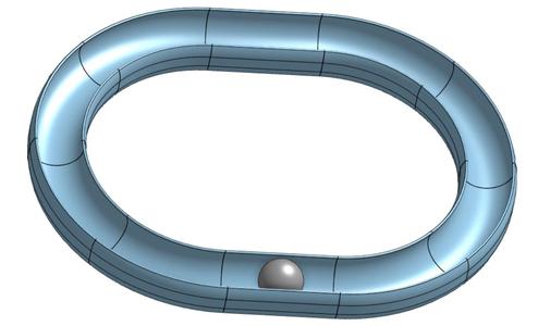 Cat toy race track