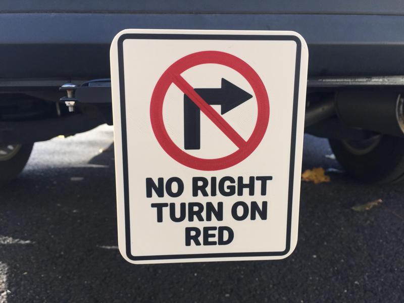 Trailer Hitch -No Turn On Red
