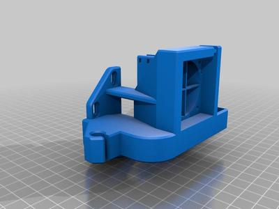 Satsana 5015 Fan Duct for Ender 3 / Ender 5 / CR-10 + Dial Indicator Holder