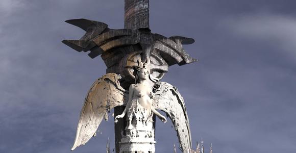 Angel with sword