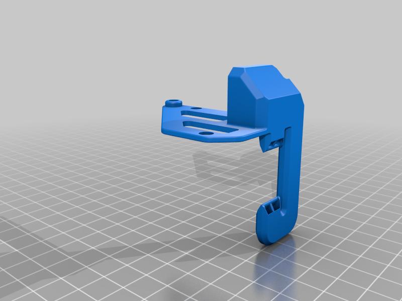 Slim 5015 Fan Duct for CR10S, Ender 3 stock setup.