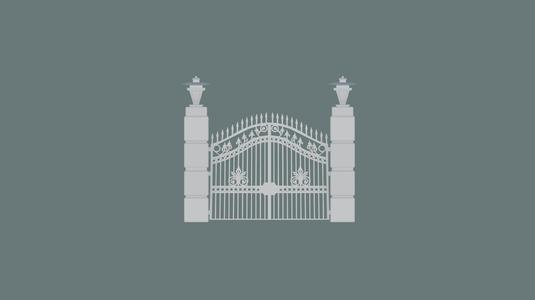 Medieval Castle Gate 3D