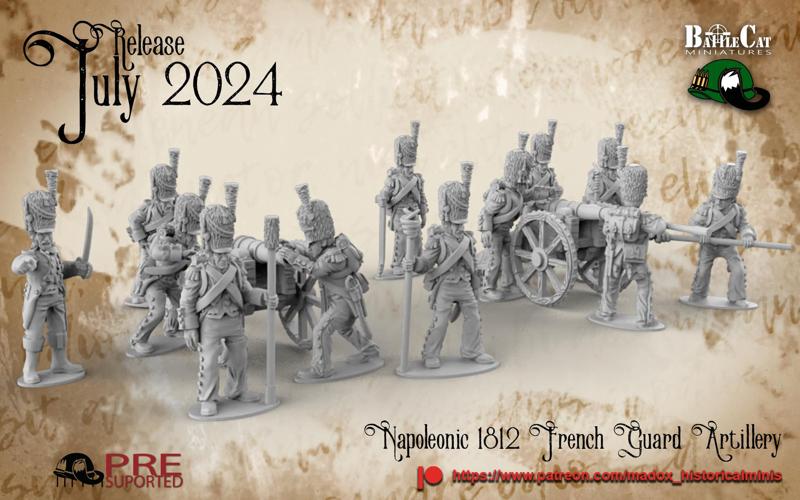 Napoleonic 1812 French Guard Artillery