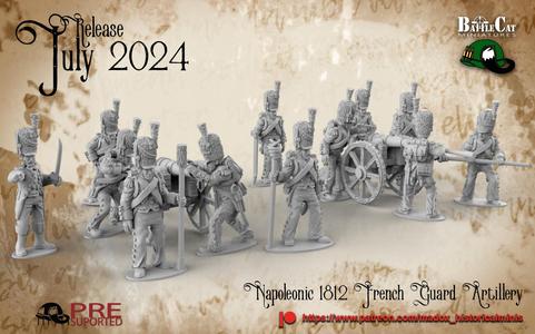 Napoleonic 1812 French Guard Artillery