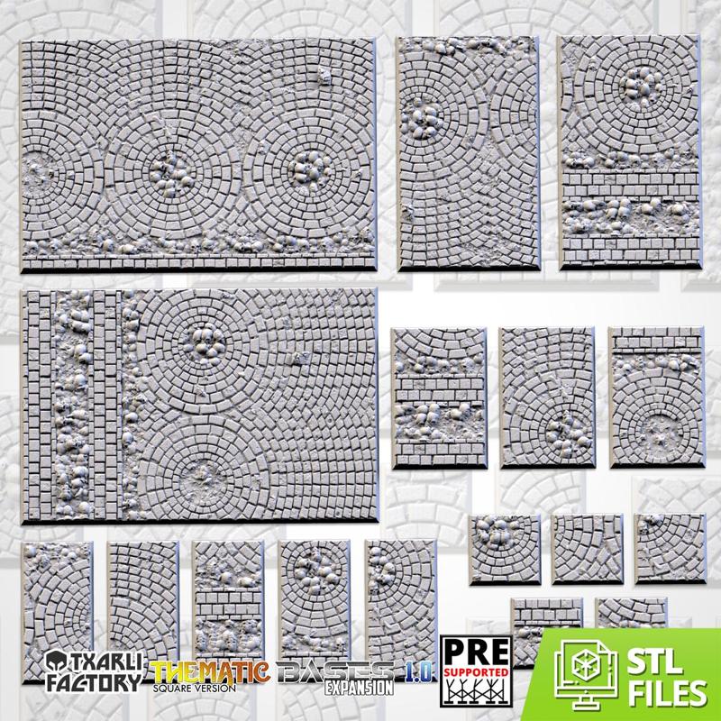 Medieval Road Bases (Square) Expansion
