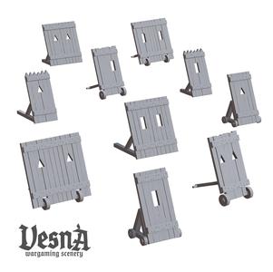 MEDIEVAL SIEGE - MANTLETS