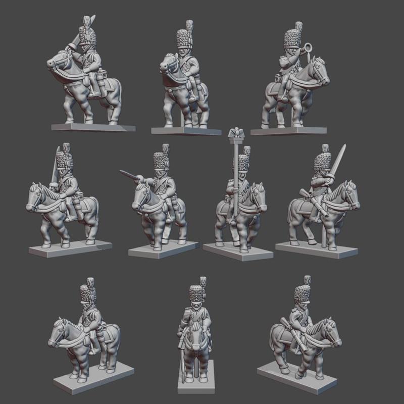 6-15mm French Guard Gendarmes/Horse Grenadiers NAP-FR-43