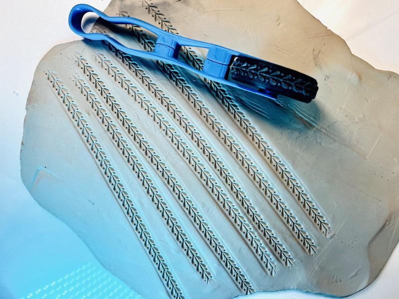 Stamp Wheel for Clay - Egyptian Floral Pattern