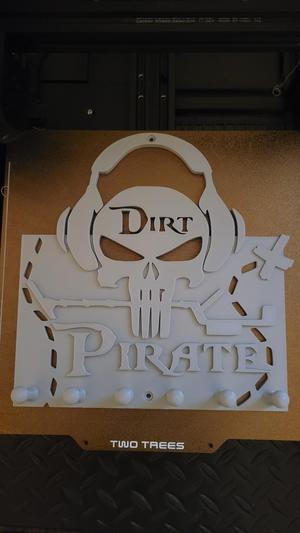 DIRT PIRATE Wall Hanger