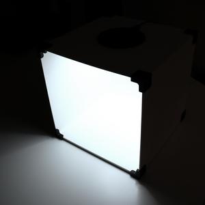 Photo studio lightbox with built-in lighting