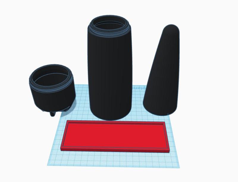 Der Big Red Max Nosecone (Estes or LOC 3")