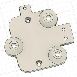 Adafruit Heat Set Insert Press Tri-Bearing Plate (+2mm)