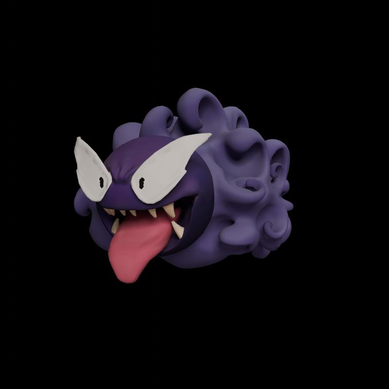 Pokemon Gastly stylized | Pokémon Gastly estilizado
