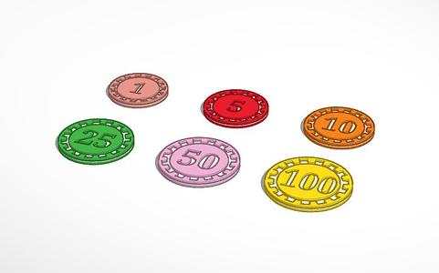 Traditional Poker Chips
