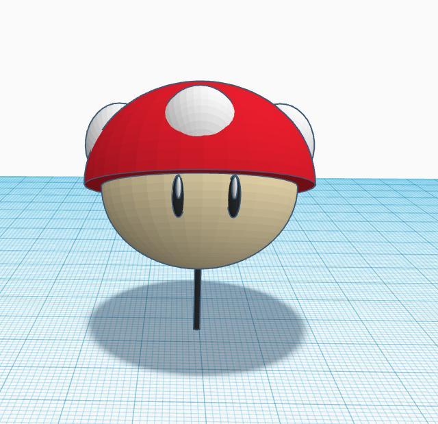 Super Mario Mushroom Decoration
