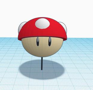 Super Mario Mushroom Decoration