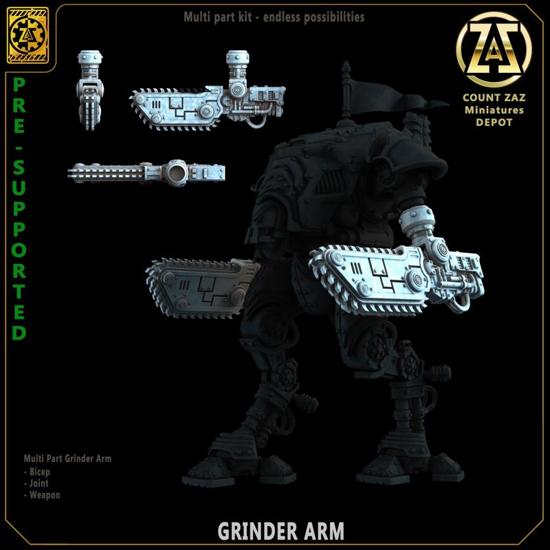 GRINDER - ARM ( ARMA-GEAR WEAPON SYSTEM )
