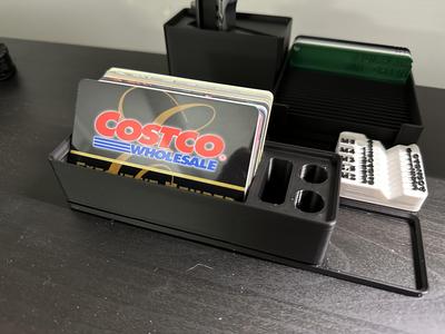 Gridfinity Credit Card bin + pen
