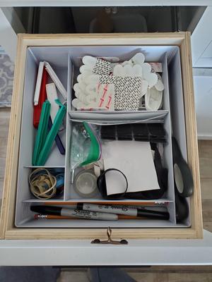 Drawer insert organizer
