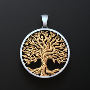 Tree Branches Pendant 3D print model