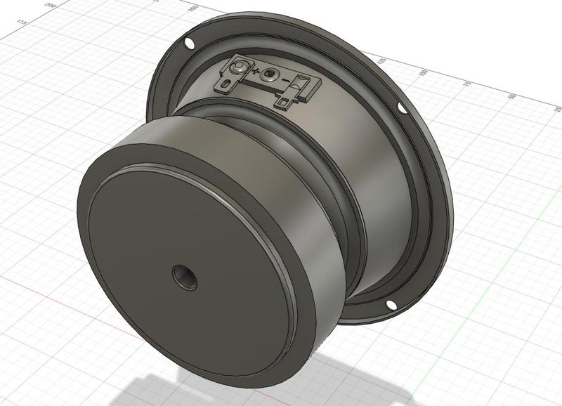 Dayton TCP115-4 4" 4-Ohm Speaker & Adapter Mount