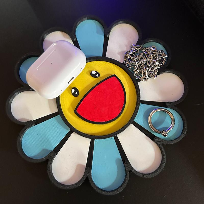 Murakami Flower Jewelry Tray