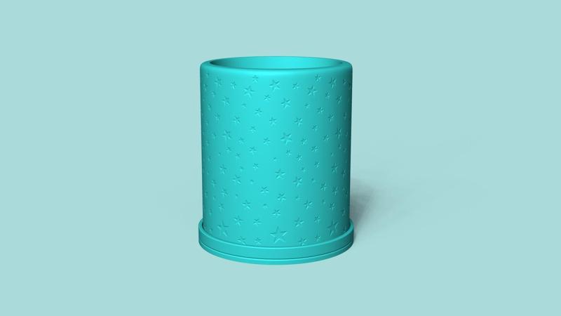 Vase 05 with Plate - Simple Plant Pot - Home Decor