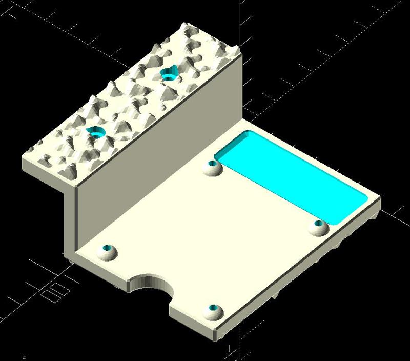 Perlin noise included Raspberry Pi 3 Mount