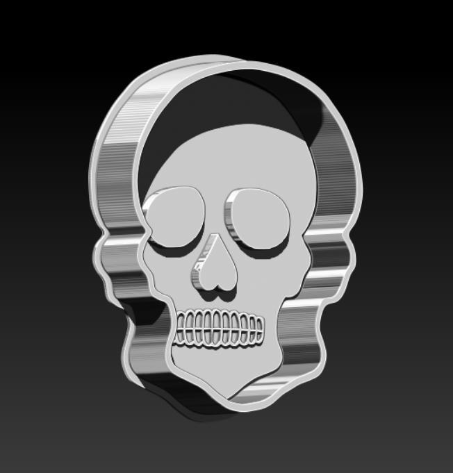 HALLOWEEN COOKIE CUTTER MEXICAN SKULL