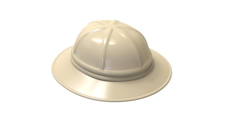 Plastic Safari Cap / Chapeau Safari