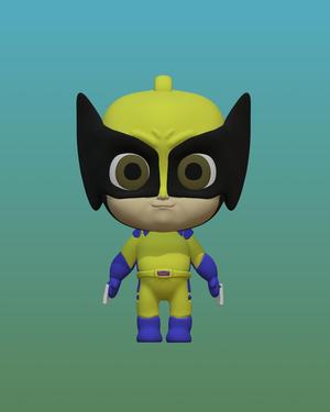 Wolverine with mask, Keychain (Fan art)