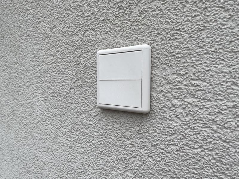 Exhaust air cover (for vacuum home system)