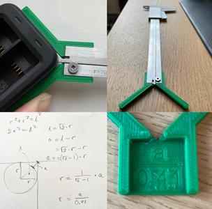 Corner Radius Gauge for Calipers